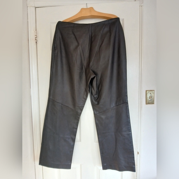Vintage black Danier leather pants - Picture 5 of 11